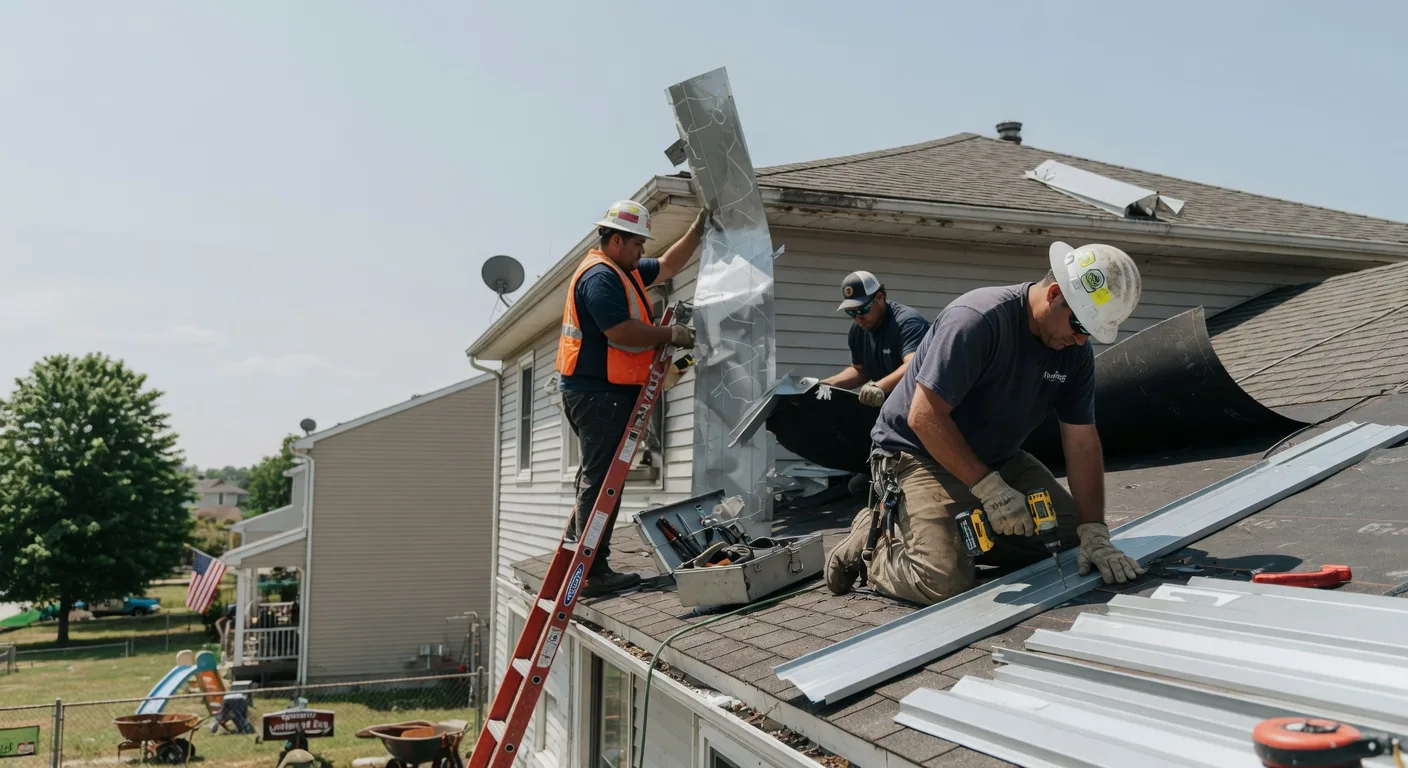 Storm Damage Metal Roof Repair in Nondalton, AK